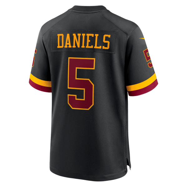 Washington Commanders Jayden Daniels Alternate Game Jersey Black