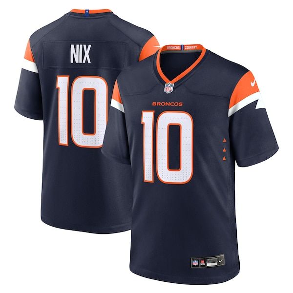 Bo Nix Alternate Game Jersey Navy