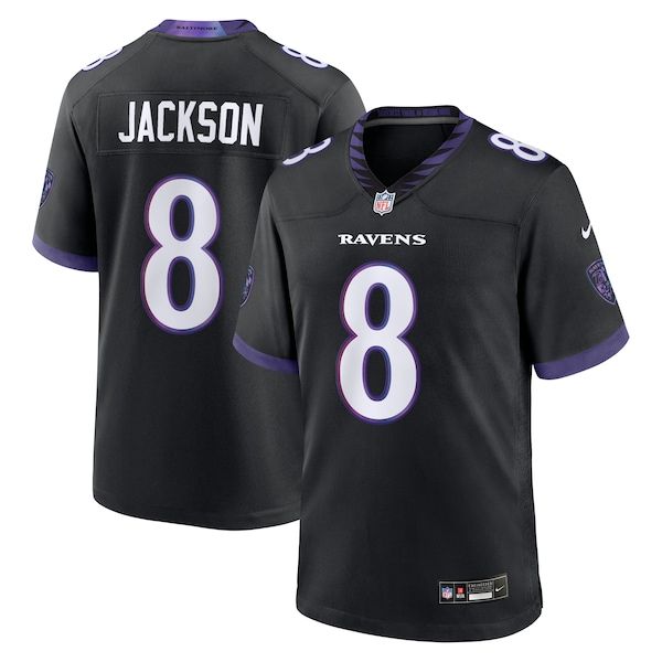 Lamar Jackson Alternate Game Jersey Black