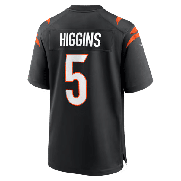 Tee Higgins Game Jersey Black