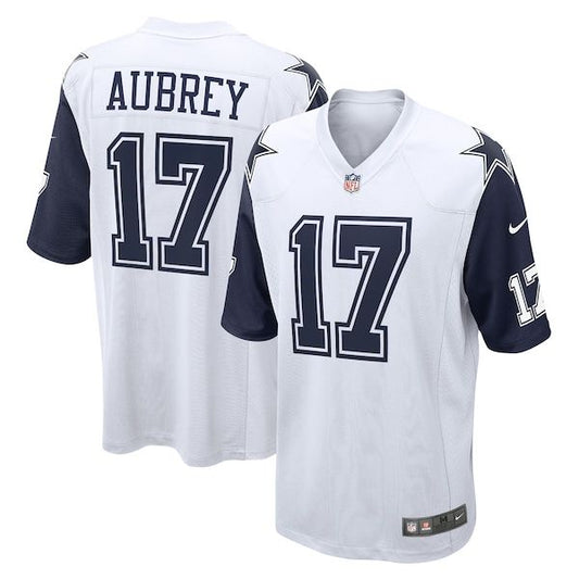 Brandon Aubrey Alternate Game Jersey White