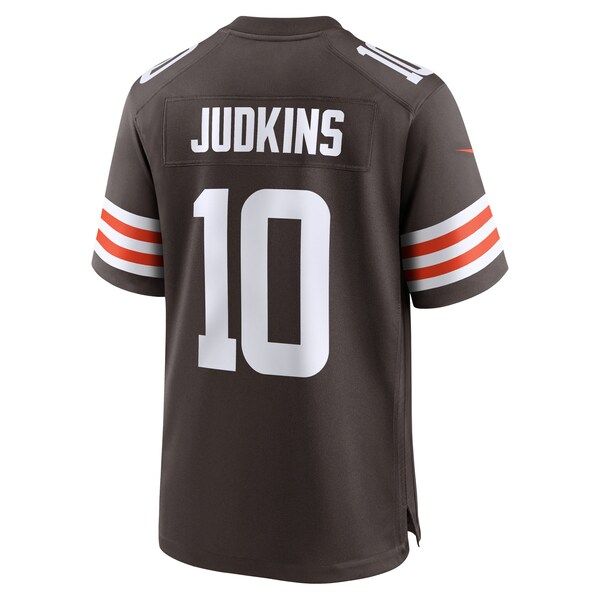 Quinshon Judkins 2025 NFL Draft Game Jersey Brown
