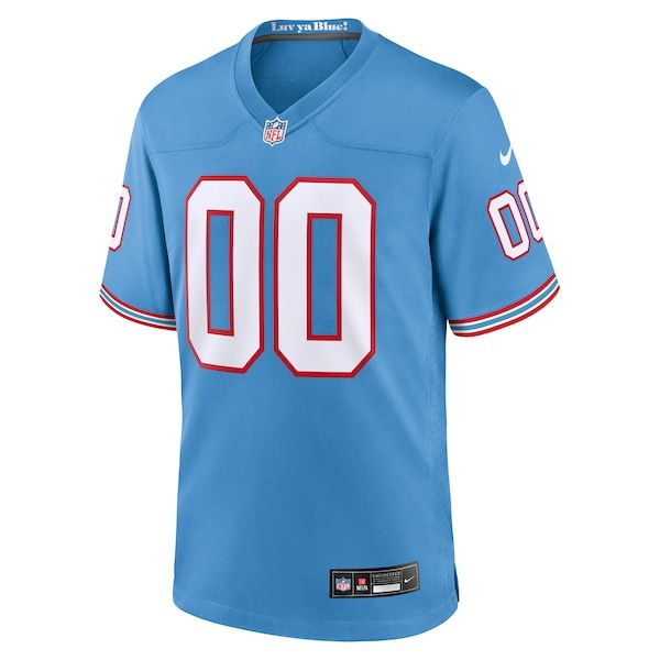 Throwback Custom Game Jersey Light Blue