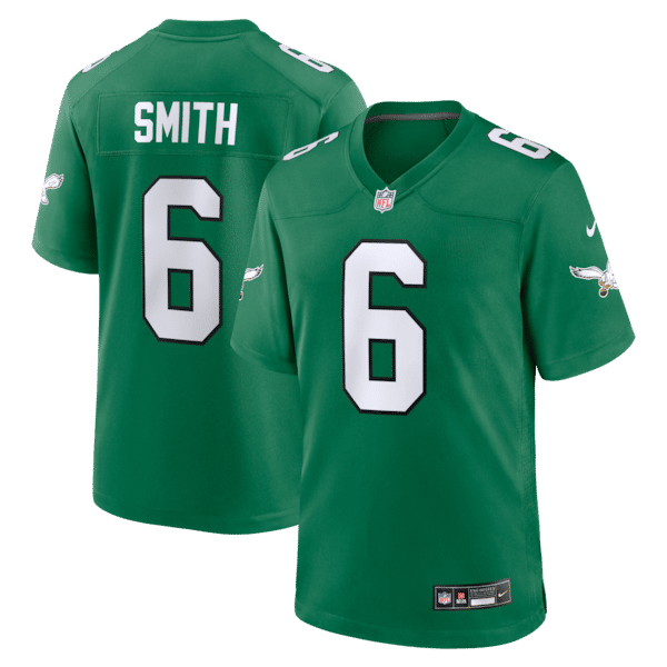 DeVonta Smith Alternate Game Jersey Kelly Green