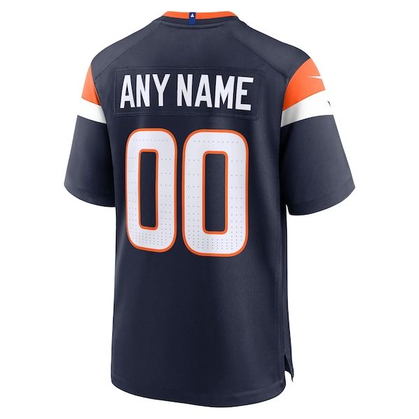 Alternate Mile High Collection Custom Game Jersey Navy