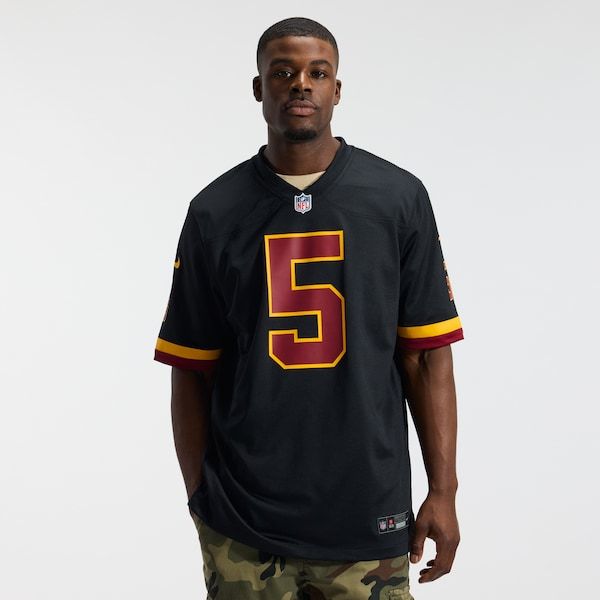 Washington Commanders Jayden Daniels Alternate Game Jersey Black