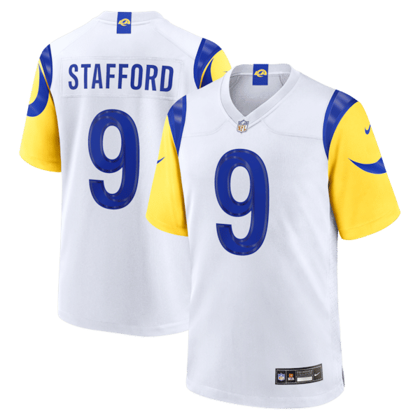 Matthew Stafford Game Jersey White