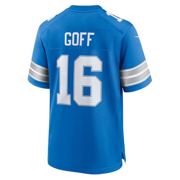 Jared Goff Game Jersey Blue