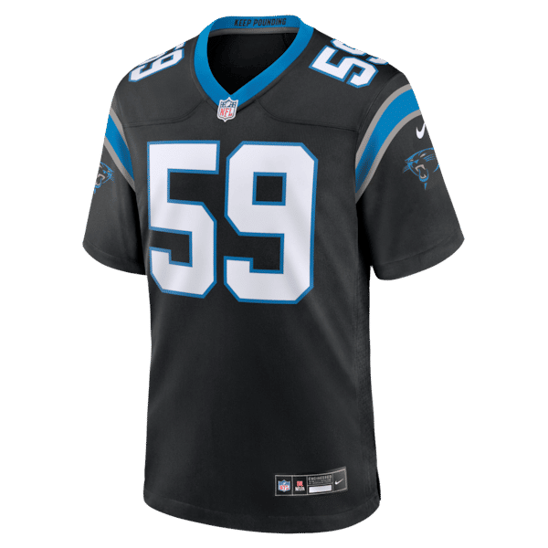 Luke Kuechly Game Jersey Black