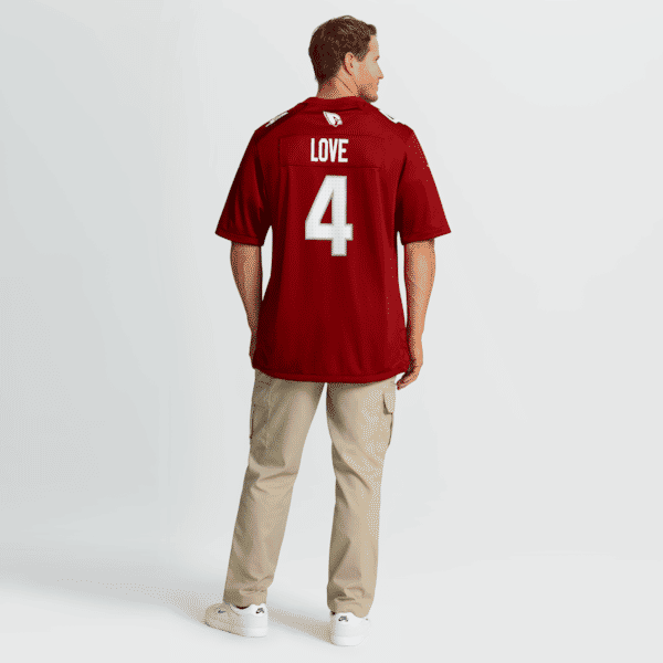 Jeremiyah Love 2026 NFL Draft First Round Pick No. 3 Game Jersey Cardinal