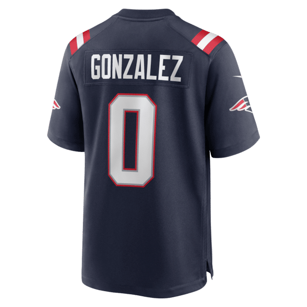 Christian Gonzalez Game Jersey Navy