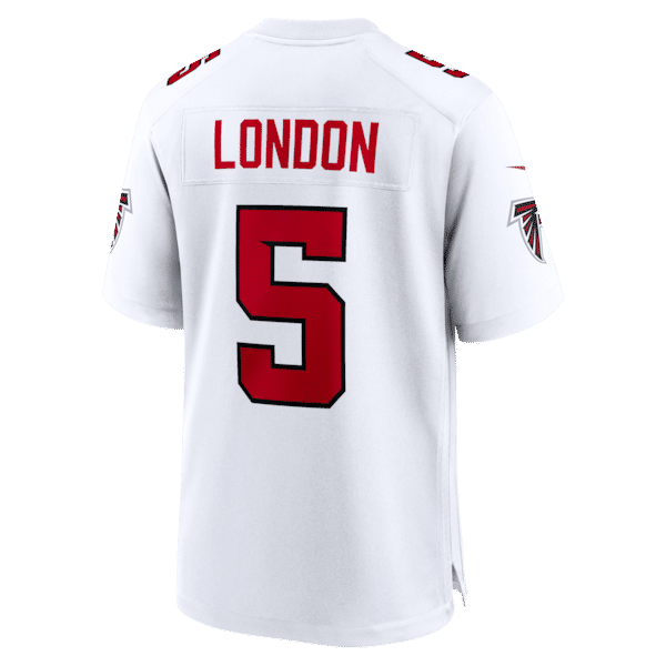 Drake London Game Jersey White