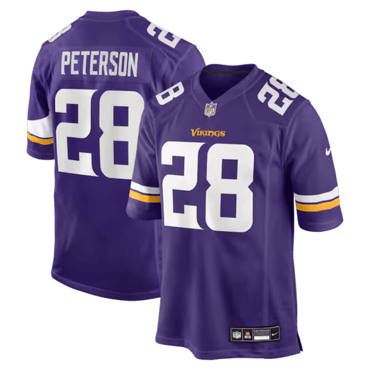 Adrian Peterson Game Jersey Purple