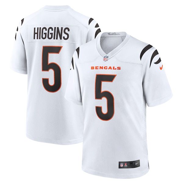 Tee Higgins Game Jersey White