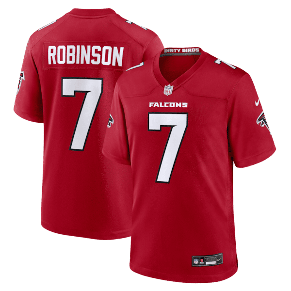 Bijan Robinson Game Jersey Red