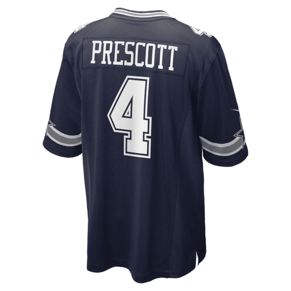 Dak Prescott Game Team Jersey Navy