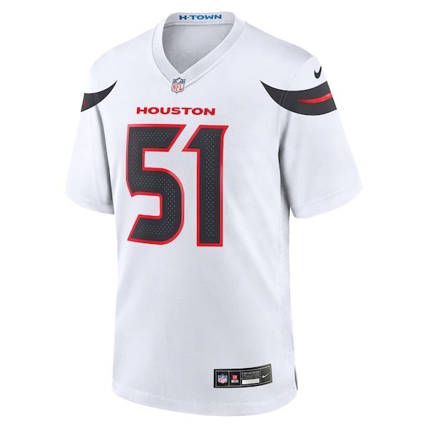 Will Anderson Jr. Game Jersey White