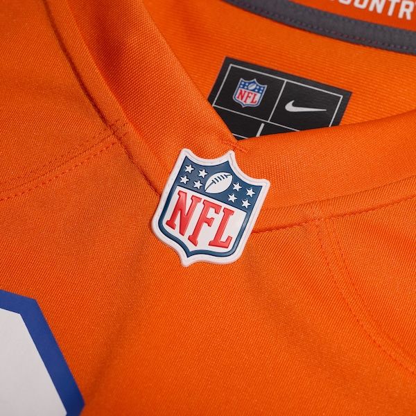 John Elway Mile High Collection 1977 Throwback Retired Player Game Jersey Orange