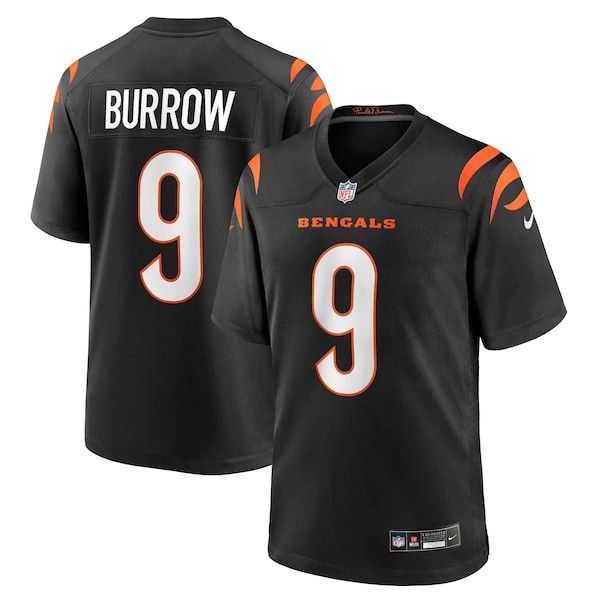 Joe Burrow Game Jersey Black