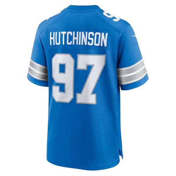 Aidan Hutchinson Game Jersey Blue