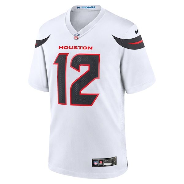 Nico Collins Game Jersey White