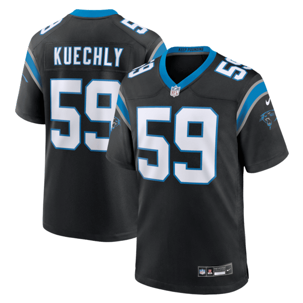 Luke Kuechly Game Jersey Black