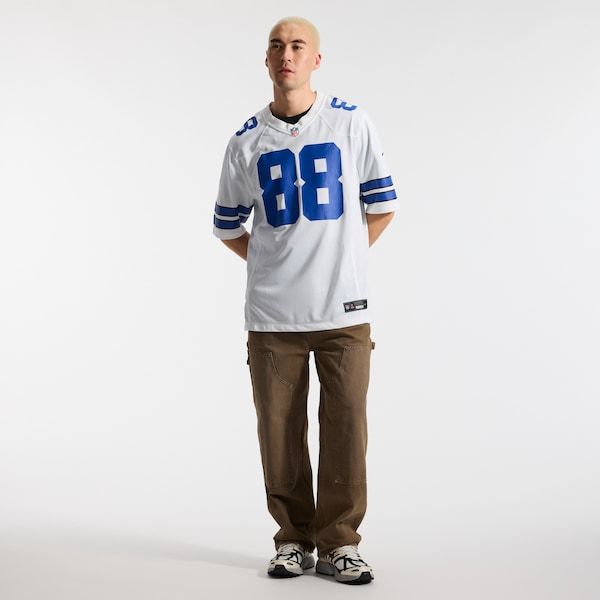 CeeDee Lamb Game Jersey White
