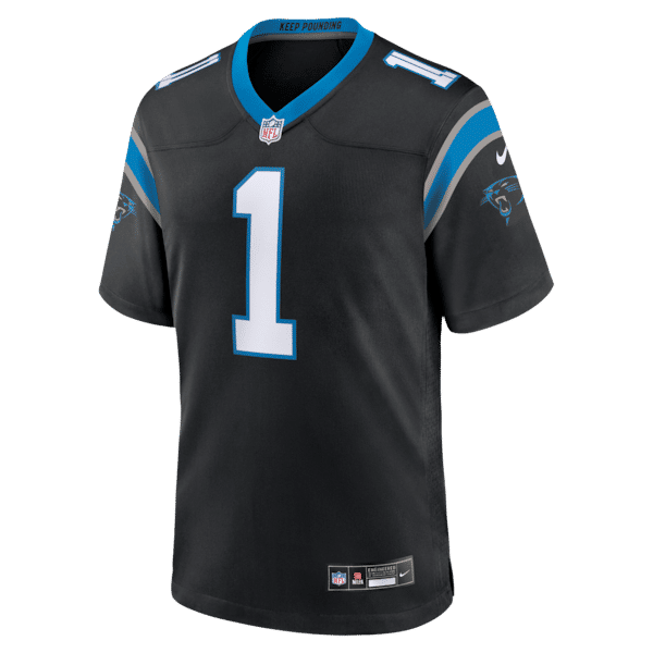 Cam Newton Game Retired Player Jersey Black