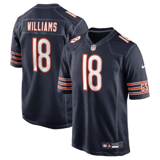 Caleb Williams Game Jersey Navy