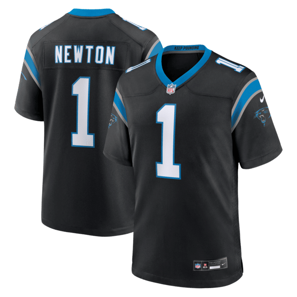 Cam Newton Game Retired Player Jersey Black