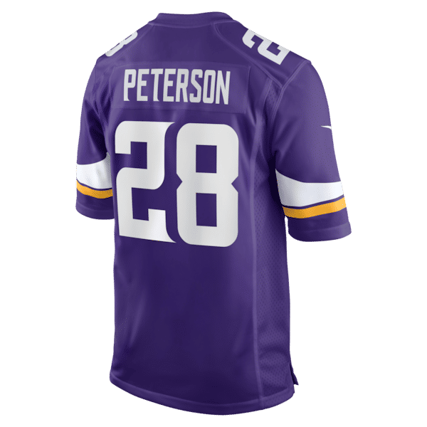 Adrian Peterson Game Jersey Purple