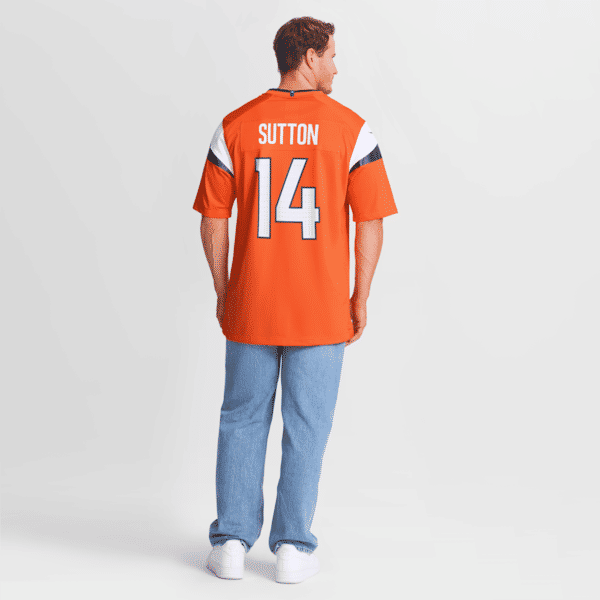 Courtland Sutton Mile High Collection Game Jersey Orange