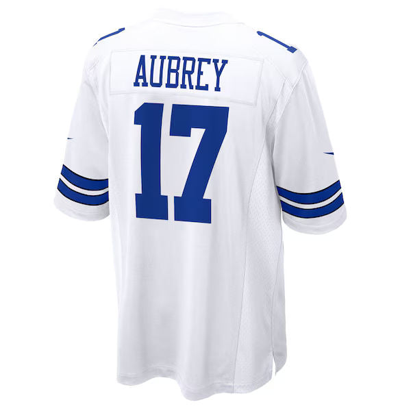 Brandon Aubrey Game Jersey White