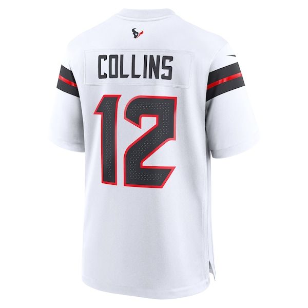Nico Collins Game Jersey White