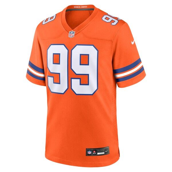Zach Allen Alternate Game Jersey Orange