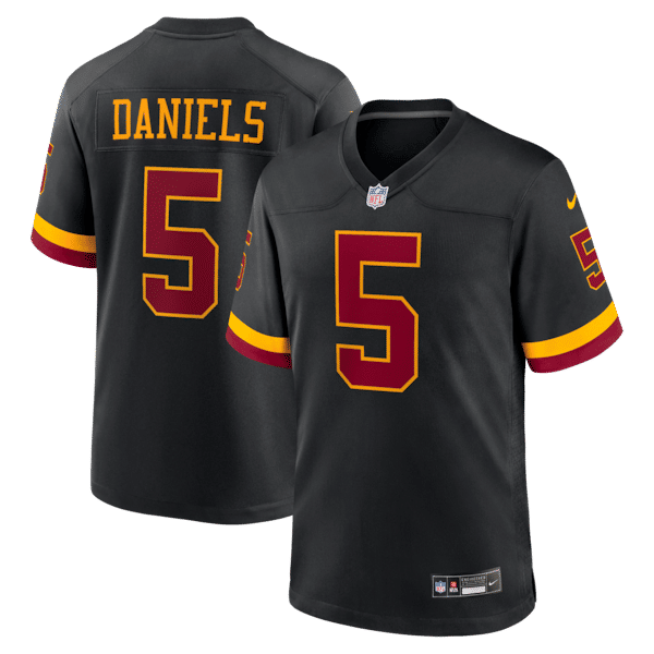 Jayden Daniels Alternate Game Jersey Black