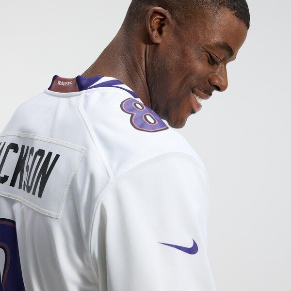 Lamar Jackson Game Jersey White