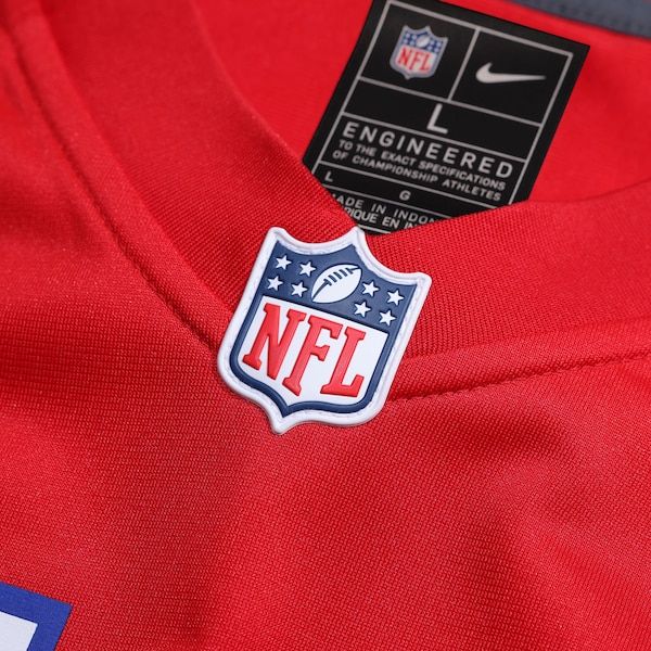 Drake Maye Game Jersey Red