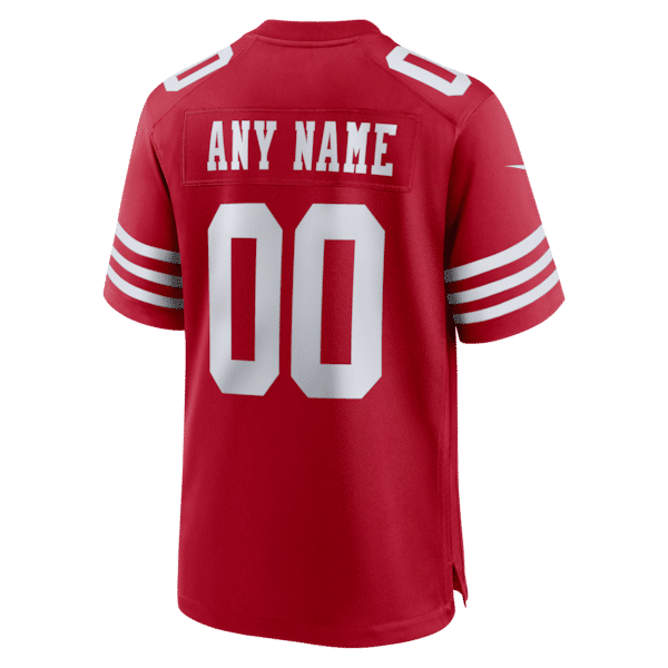 Custom Game Jersey Scarlet