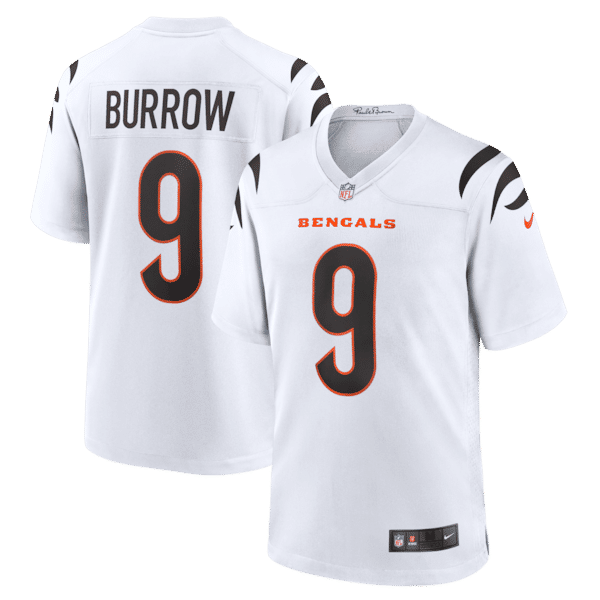 Joe Burrow Game Jersey White