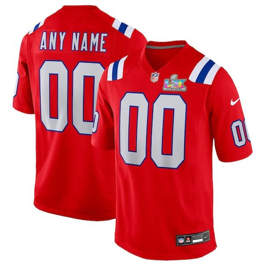 Custom Game Jersey Red