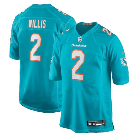 Malik Willis Game Jersey Aqua