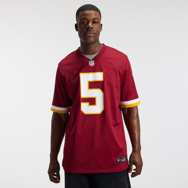 Jayden Daniels Game Jersey Burgundy