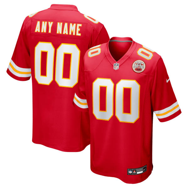 Custom Game Jersey Red