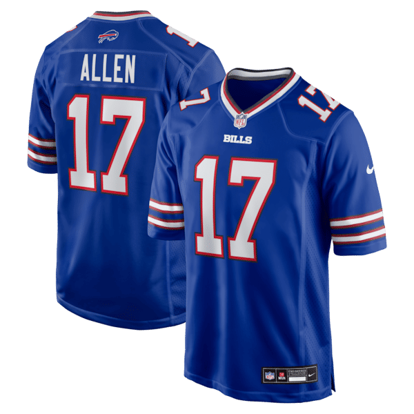 Josh Allen Game Jersey Royal