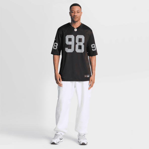 Maxx Crosby Game Jersey Black