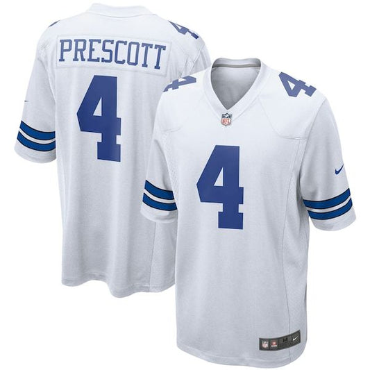 Dak Prescott Game Jersey White