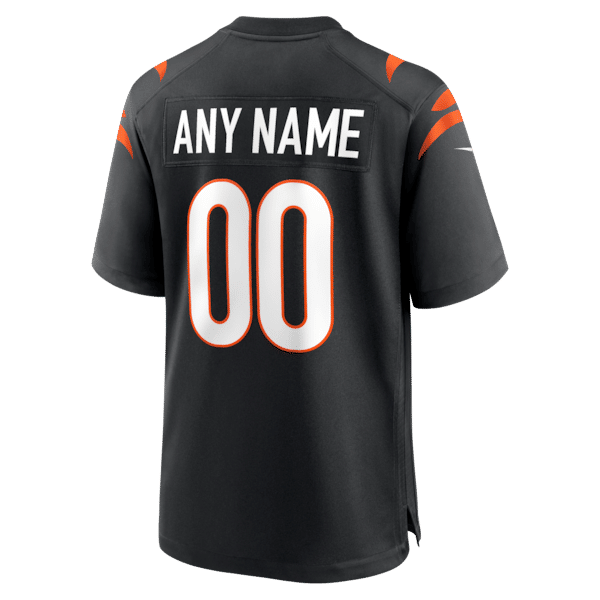 Custom Game Jersey Black