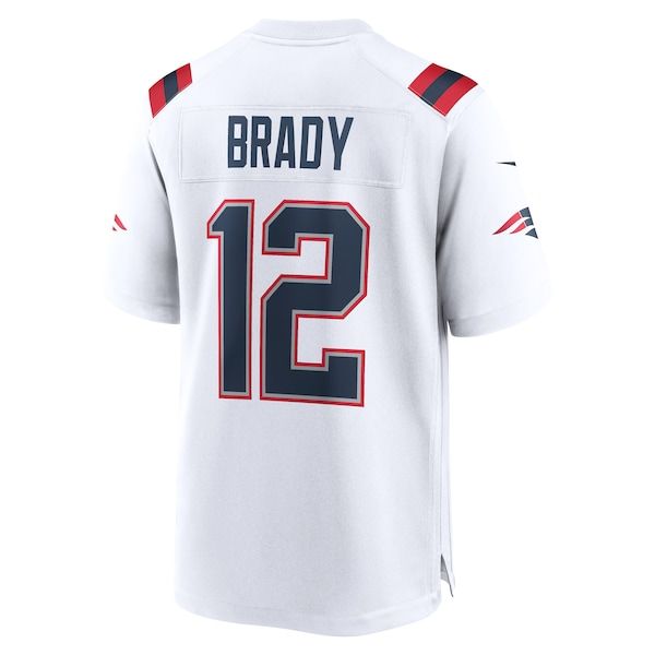 Tom Brady Retired Game Jersey White