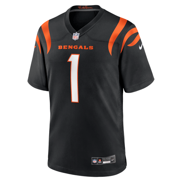Ja'Marr Chase Game Jersey Black